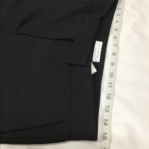 Sandro Paris Aresky Cuffed Culottes SZ 40 (US L) - Picture 4 of 8